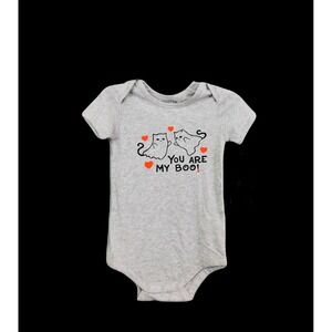 Harper‎ Canyon Baby One Piece You are My Boo, Size 18M, Gray, Print, New